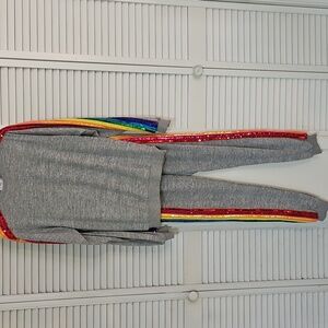 Rainbow Track Suit Jogger By Lola + The Boys.